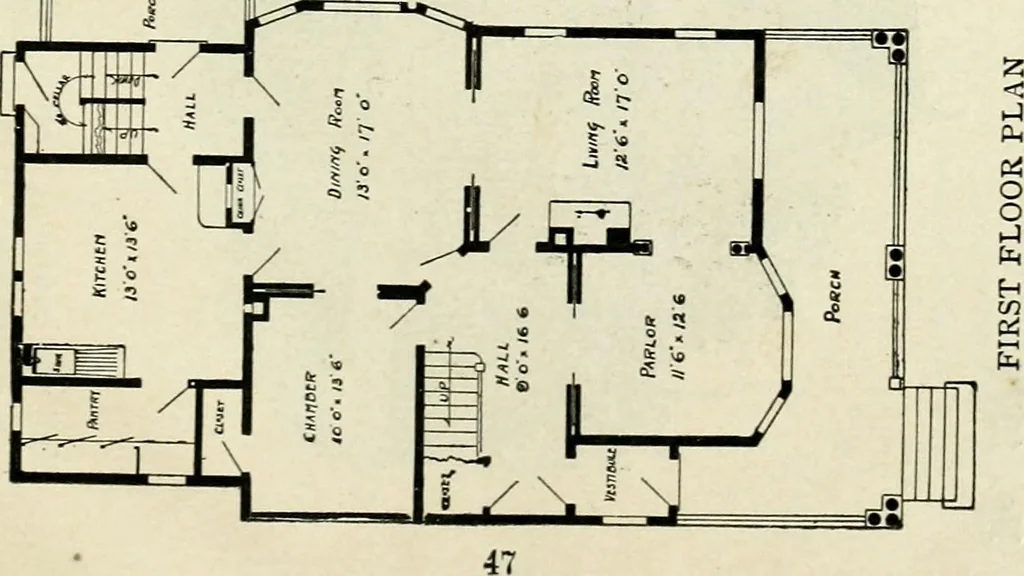An illustration from A practical treatise on the steel square and its application to everyday use : being an exhaustive collection of steel square problems and solutions, "old and new", with many original and useful additions, forming a complete encyclopedia of steel square knowledge, together with a brief history of the square, and description of tables, keys and other aids and attachments, 1903, leaf 292