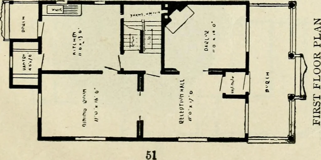 An illustration from A practical treatise on the steel square and its application to everyday use : being an exhaustive collection of steel square problems and solutions, "old and new", with many original and useful additions, forming a complete encyclopedia of steel square knowledge, together with a brief history of the square, and description of tables, keys and other aids and attachments, 1903, leaf 296