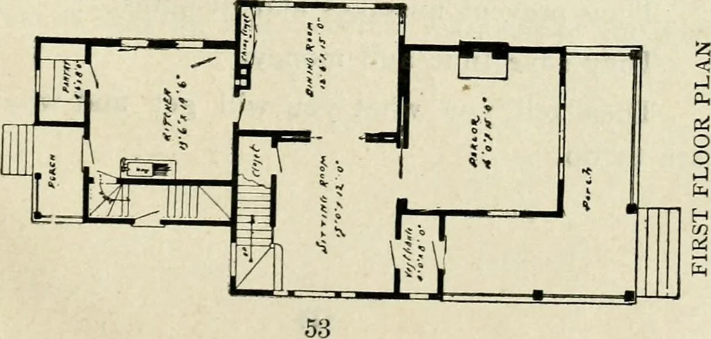 An illustration from A practical treatise on the steel square and its application to everyday use : being an exhaustive collection of steel square problems and solutions, "old and new", with many original and useful additions, forming a complete encyclopedia of steel square knowledge, together with a brief history of the square, and description of tables, keys and other aids and attachments, 1903, leaf 298