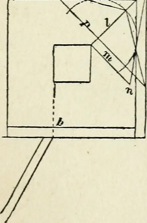 An illustration from A practical treatise on the steel square and its application to everyday use : being an exhaustive collection of steel square problems and solutions, "old and new", with many original and useful additions, forming a complete encyclopedia of steel square knowledge, together with a brief history of the square, and description of tables, keys and other aids and attachments, 1903, leaf 92