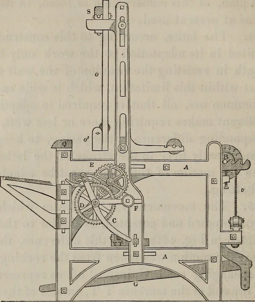 An illustration from A practical treatise on weaving by hand and power looms : intended as a text book for manufacturers by hand and power looms, and power loom engineers ..., 1846, leaf 133