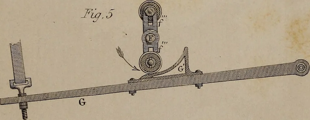An illustration from A practical treatise on weaving by hand and power looms : intended as a text book for manufacturers by hand and power looms, and power loom engineers ..., 1846, leaf 386