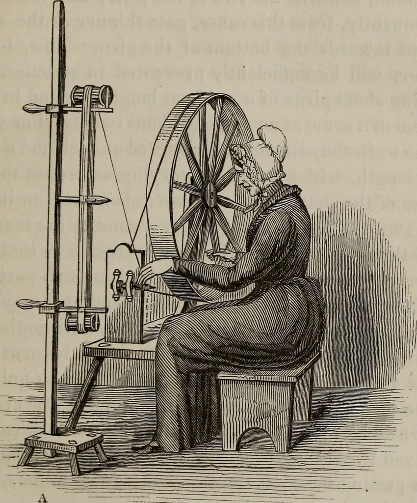 An illustration from A practical treatise on weaving by hand and power looms : intended as a text book for manufacturers by hand and power looms, and power loom engineers ..., 1846, leaf 92