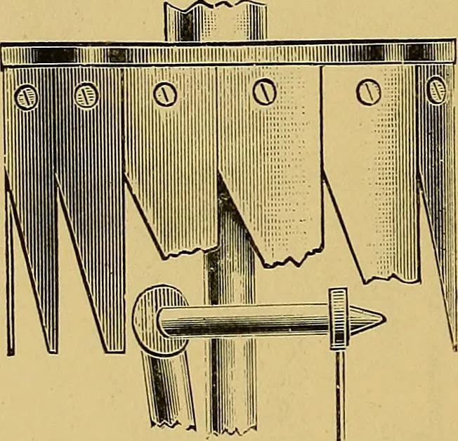 An illustration from Practical X ray work, 1901, leaf 105