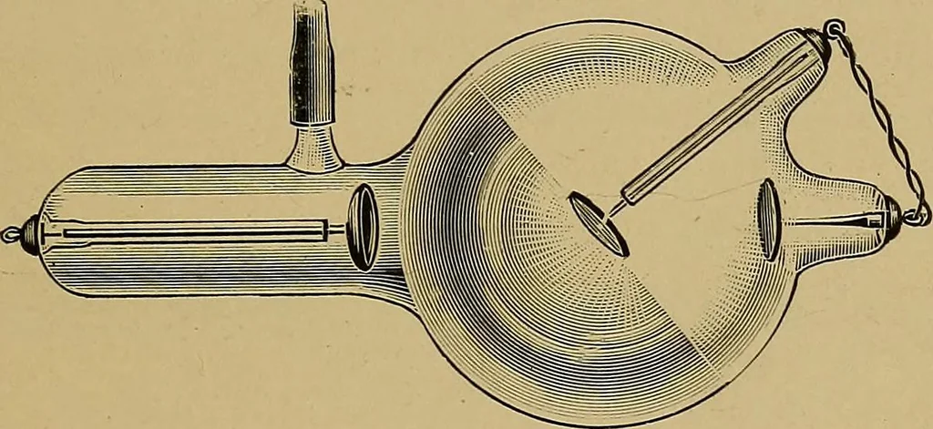 An illustration from Practical X ray work, 1901, leaf 124