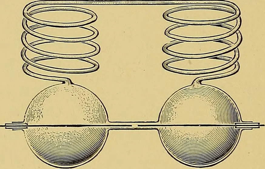 An illustration from Practical X ray work, 1901, leaf 129