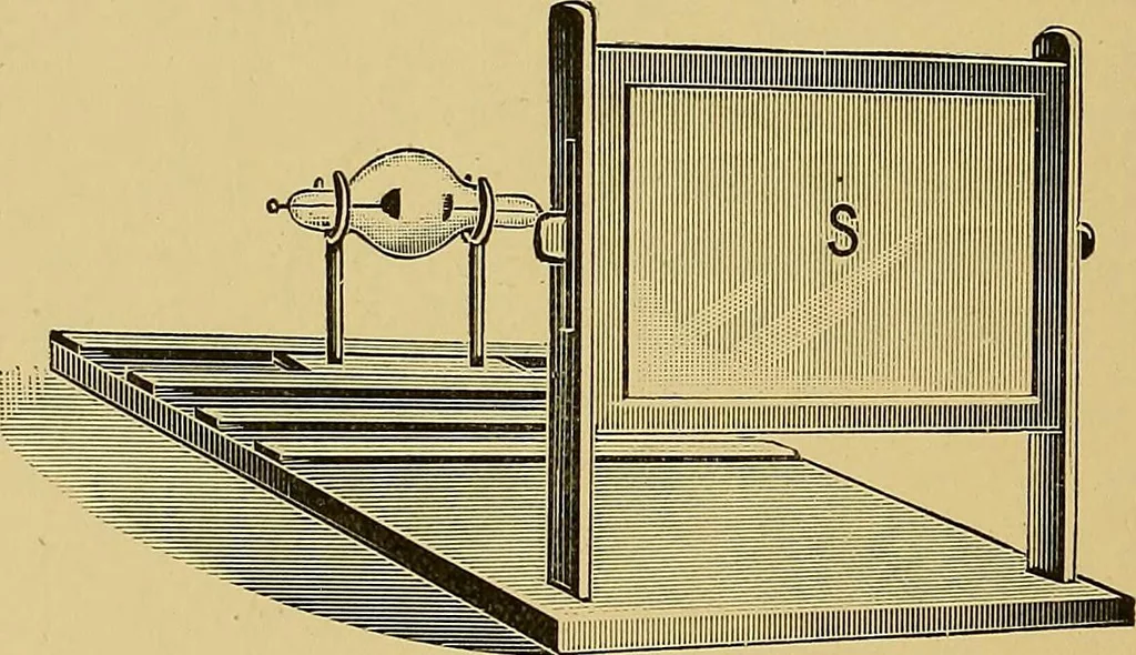 An illustration from Practical X ray work, 1901, leaf 179