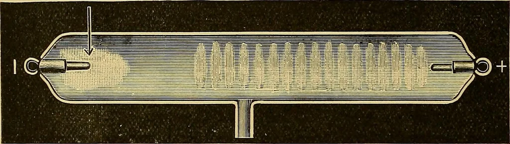An illustration from Practical X ray work, 1901, leaf 35
