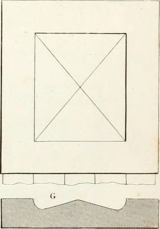 An illustration from Practice of architecture : containing the five orders of architecture and an additional column and entablature, with all their elements and details explained and illustrated, for the use of carpenters and practical men., 1835, leaf 196