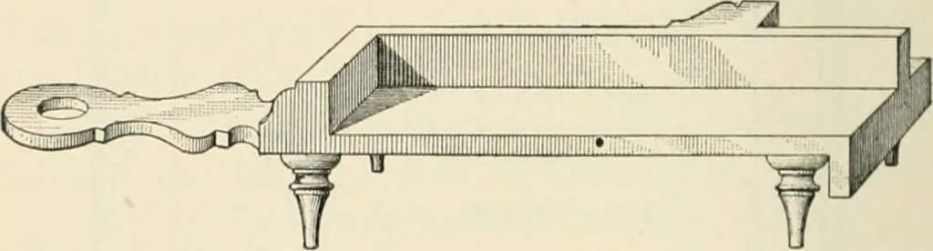 An illustration from The practice of typography; a treatise on the processes of type-making, the point system, the names, sizes, styles and prices of plain printing types, 1899, leaf 143