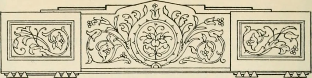 An illustration from The practice of typography; a treatise on the processes of type-making, the point system, the names, sizes, styles and prices of plain printing types, 1899, leaf 185