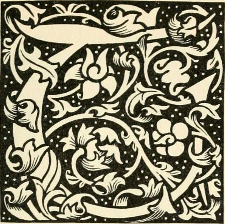 An illustration from The practice of typography; a treatise on the processes of type-making, the point system, the names, sizes, styles and prices of plain printing types, 1899, leaf 210