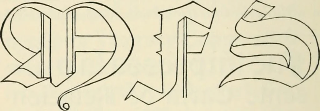 An illustration from The practice of typography; a treatise on the processes of type-making, the point system, the names, sizes, styles and prices of plain printing types, 1899, leaf 303
