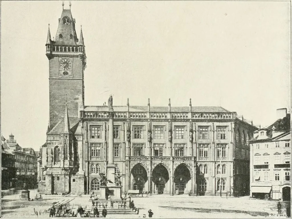 An illustration from Prague, 1907, leaf 100