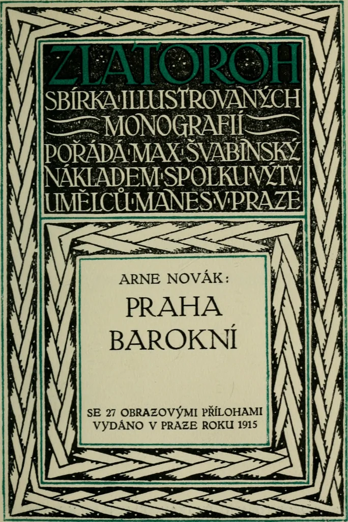 An illustration from Praha barokní, 1915, leaf 12