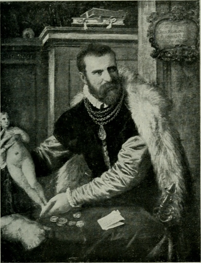 An illustration from Praha barokní, 1915, leaf 64