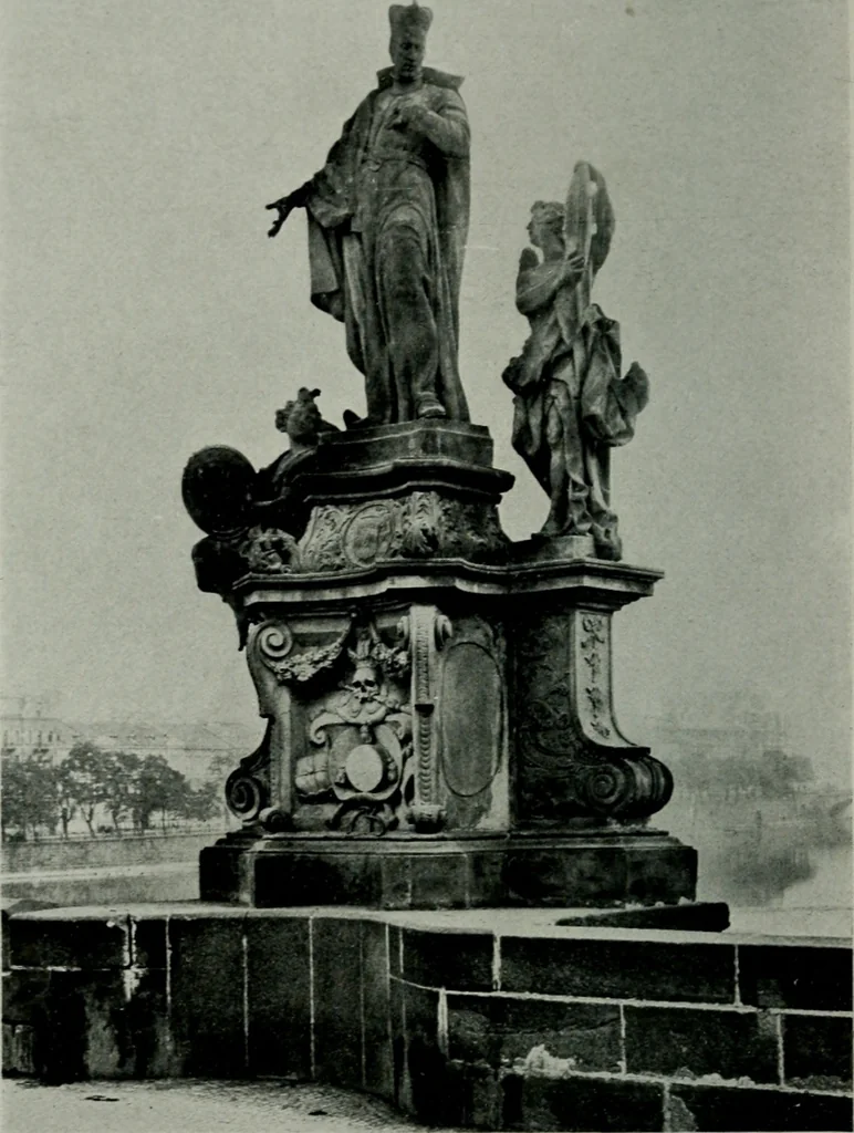 An illustration from Praha barokní, 1915, leaf 73