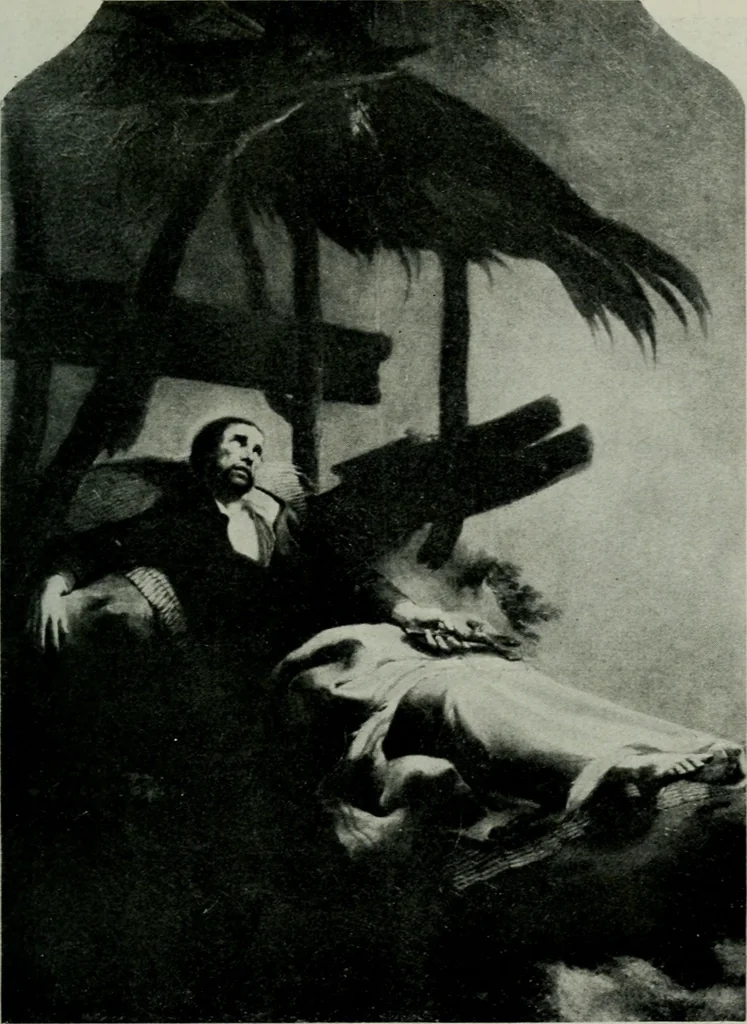 An illustration from Praha barokní, 1915, leaf 74