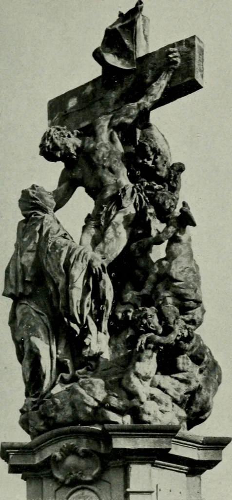 An illustration from Praha barokní, 1915, leaf 80