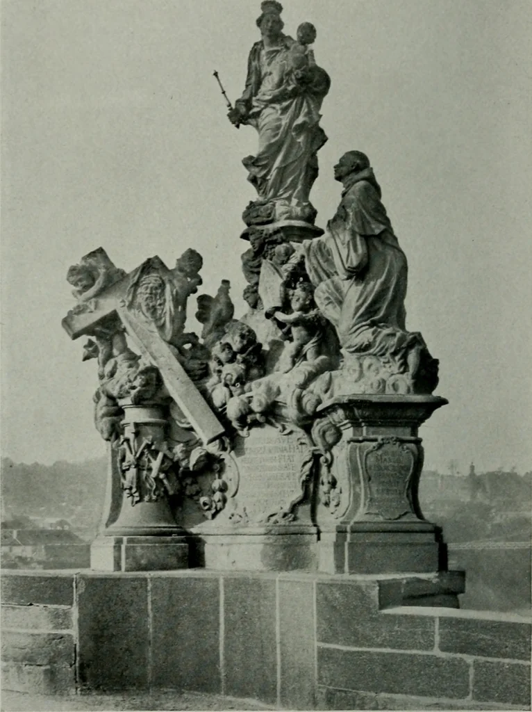 An illustration from Praha barokní, 1915, leaf 81