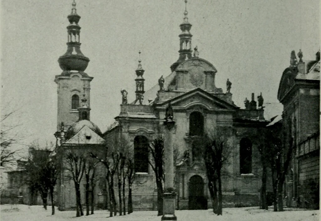 An illustration from Praha barokní, 1915, leaf 83