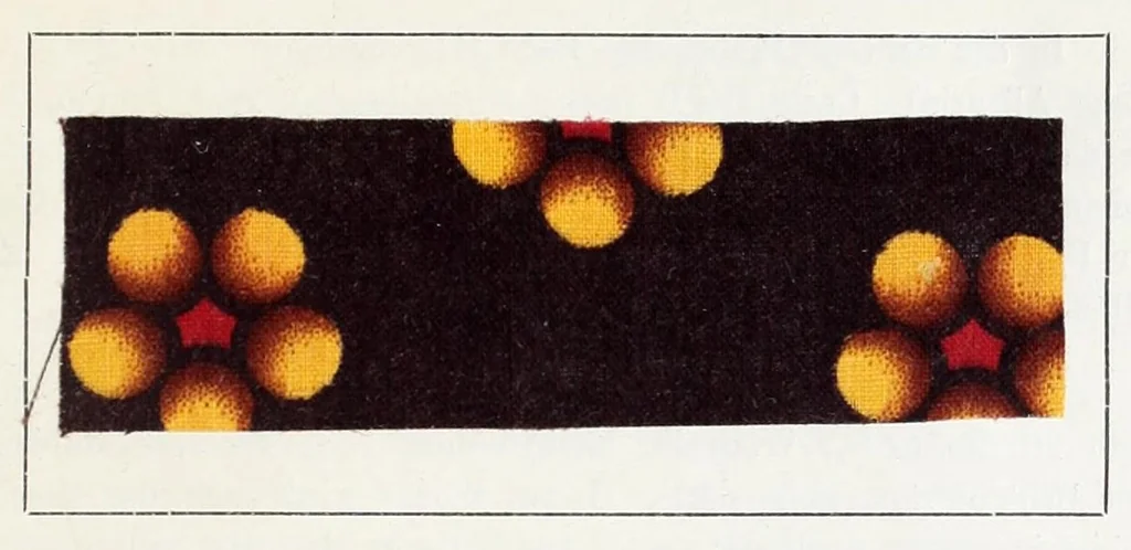 An illustration from Praktisches Handbuch des Zeugdrucks, 1885, leaf 501