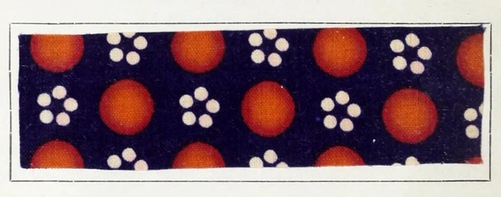 An illustration from Praktisches Handbuch des Zeugdrucks, 1885, leaf 580
