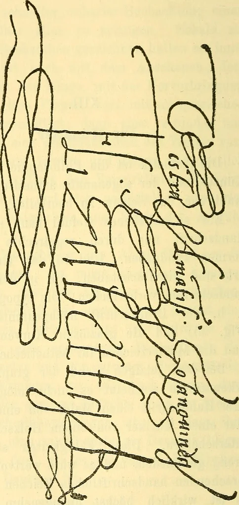 An illustration from Praktisches Lehrbuch der Graphologie : (Handschriften-Deutungs-Kunde), 1897, leaf 207