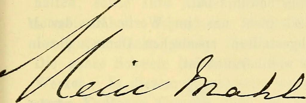 An illustration from Praktisches Lehrbuch der Graphologie : (Handschriften-Deutungs-Kunde), 1897, leaf 236