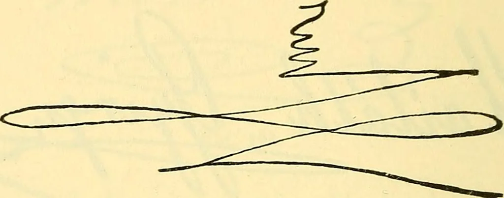 An illustration from Praktisches Lehrbuch der Graphologie : (Handschriften-Deutungs-Kunde), 1897, leaf 267