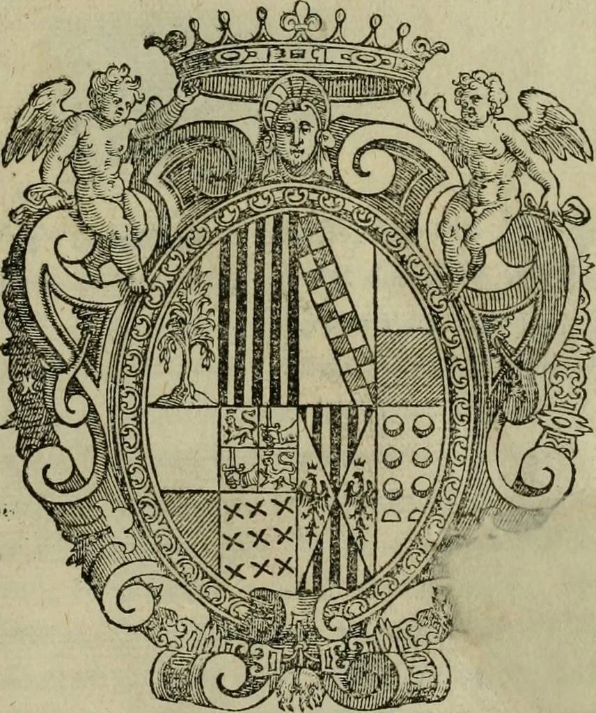 An illustration from Pratica manvale di arteglieria : nella quale si tratta della inuentione di essa, dell'ordine di condurla, & piantarla sotto à qualunque fortezza, fabricar mine da far volar in alto le fortezze, spianar le montagne, diuertir l'acque offensiue i regni & prouincie, tirar co i pezzi in molti & diuersi modi, far fuochi artificiali : con altri bellissimi secreti all'essercitio dell'arteglieria appartenenti, 1586, leaf 2