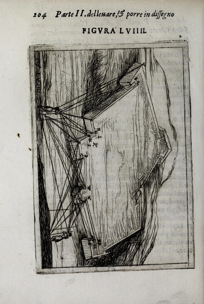 An illustration from Pratica uniuersale, facilissima et breue di misurare con la uista, parte prima[-II] ..., 1630, leaf 230