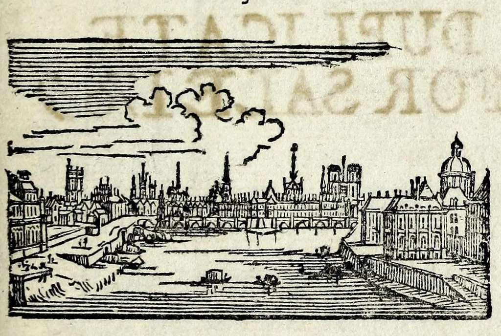 An illustration from Pratique de la geometrie, sur le papier et sur le terrain : ou par une methode nouvelle & singuliere l'on peut avec facilité & en peu de temps se perfectionner en cette science, 1691, leaf 7