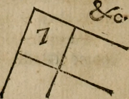An illustration from Prattica del parallelogrammo da disegnare, 1653, leaf 15