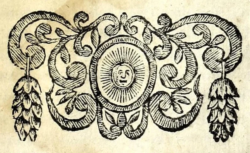 An illustration from Prattica gnomonica, o vero, Tauole, con le quali ciascuno ageuolmente può far da sè gli horologi da sole orizontali, verticali, e riflessi di qualsiuoglia grandezza : calcolate à grado per grado di declinatione murale per sei altezze di polo, cioè da gradi 40 sino à 45, 1669, leaf 3