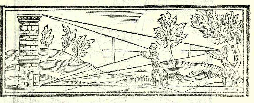 An illustration from Prattica manuale dell'artiglieria : doue si tratta dell'eccellenza, & origine dell'arte militare, e delle machine vsate da gli antichi : dell'inuentione della poluere, & artiglieria : del modo di condurla per acqua, e per terra, e piantarla in qual si voglia impresa : di fabricar le mine per mandar' in aria fortezze, e montagne : di fuochi artificiali : e di varij secreti, & importantissimi auuertimenti all'vso della guerra vtilissimi, e necessarij : e nel fine d'vn molto copioso, & importante essamine de'bombardieri ..., 1606, leaf 281
