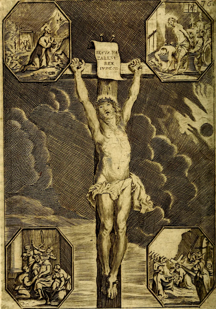 An illustration from Praxis exercitiorum spiritualium P.N. S. Ignatii., 1695, leaf 101