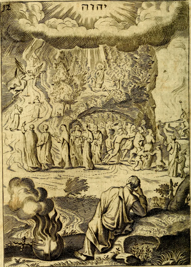 An illustration from Praxis exercitiorum spiritualium P.N. S. Ignatii., 1695, leaf 13