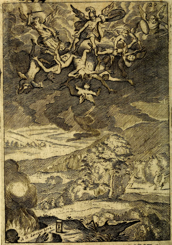 An illustration from Praxis exercitiorum spiritualium P.N. S. Ignatii., 1695, leaf 33