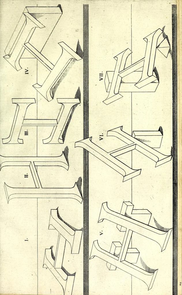An illustration from Praxis perspectivae : das ist, von Verzeichnungen ein aussführlicher Bericht, darinnen das jenige was die Scenographi erfordert, begrieffen, vnd in welchen allerley dinge vff allerley Stände in ein Perspectivischen Auffzug zu bringen gelehret : auch das was wundersam hierbey sich begeben kan, erkläret wird ..., 1615, leaf 107