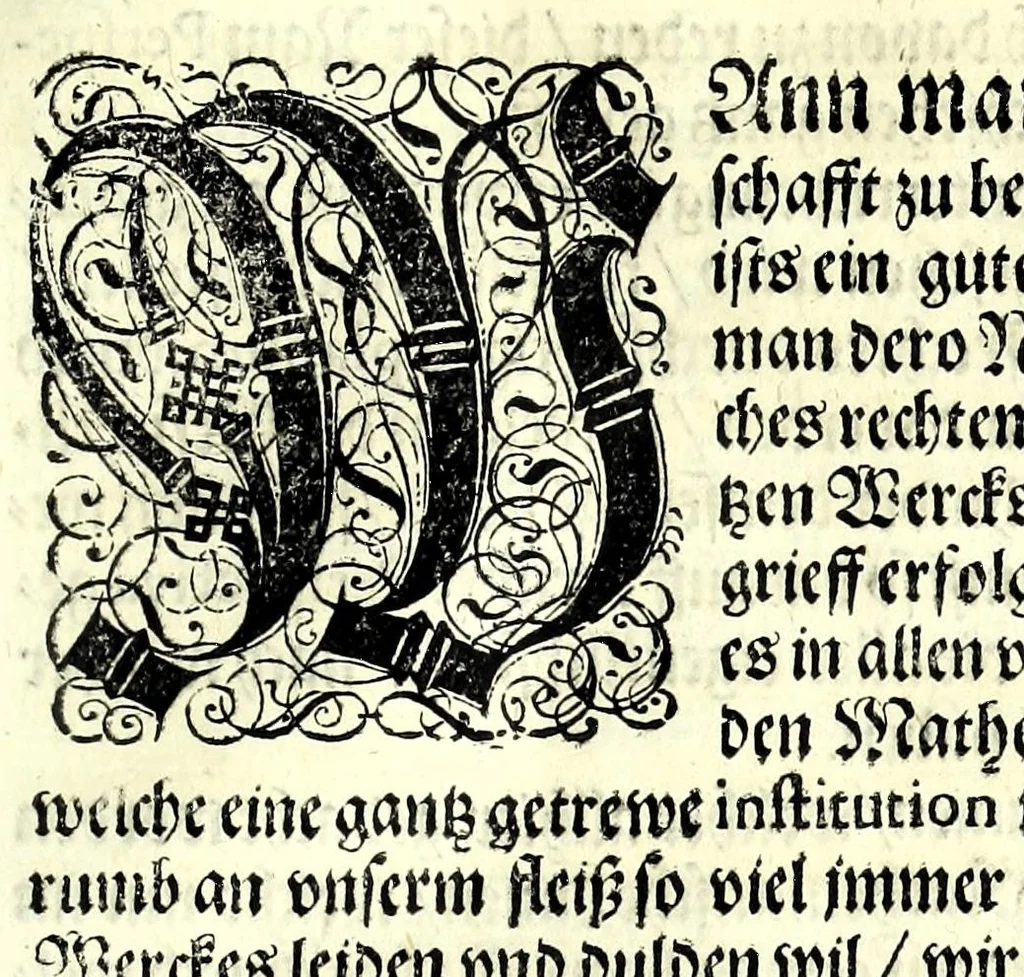 An illustration from Praxis perspectivae : das ist, von Verzeichnungen ein aussführlicher Bericht, darinnen das jenige was die Scenographi erfordert, begrieffen, vnd in welchen allerley dinge vff allerley Stände in ein Perspectivischen Auffzug zu bringen gelehret : auch das was wundersam hierbey sich begeben kan, erkläret wird ..., 1615, leaf 17