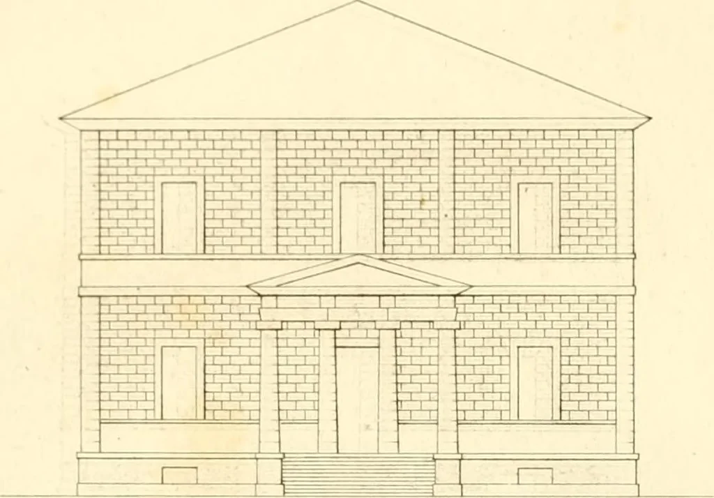 An illustration from Précis des leçons d'architecture données à l'École polytechnique, 1802, leaf 110
