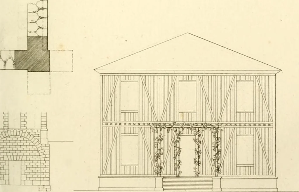 An illustration from Précis des leçons d'architecture données à l'École polytechnique, 1802, leaf 110