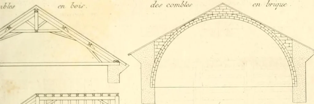 An illustration from Précis des leçons d'architecture données à l'École polytechnique, 1802, leaf 114