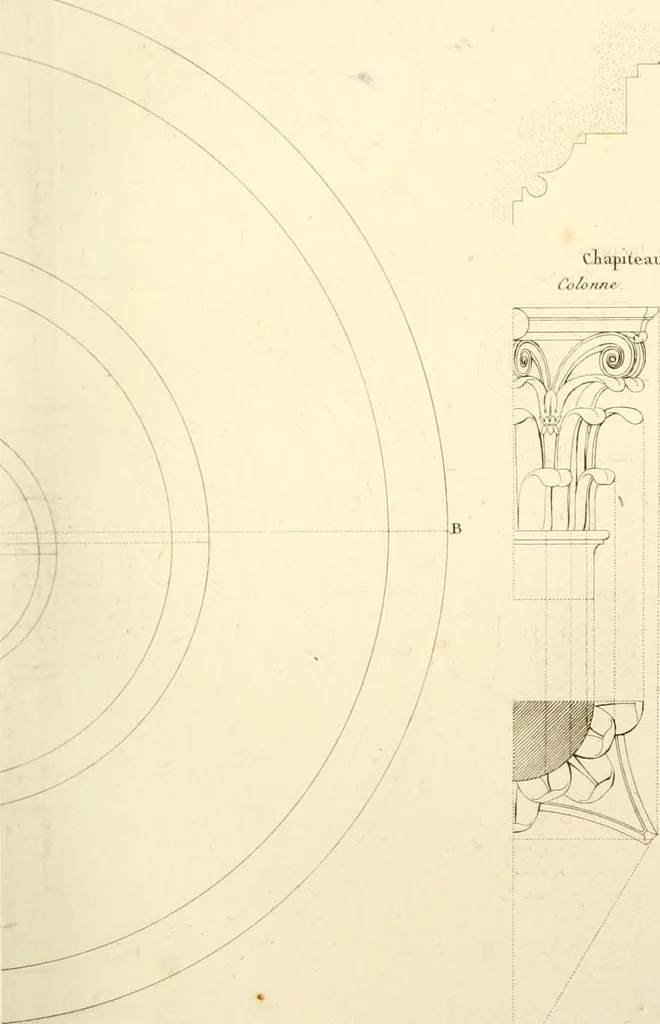 An illustration from Précis des leçons d'architecture données à l'École polytechnique, 1802, leaf 130