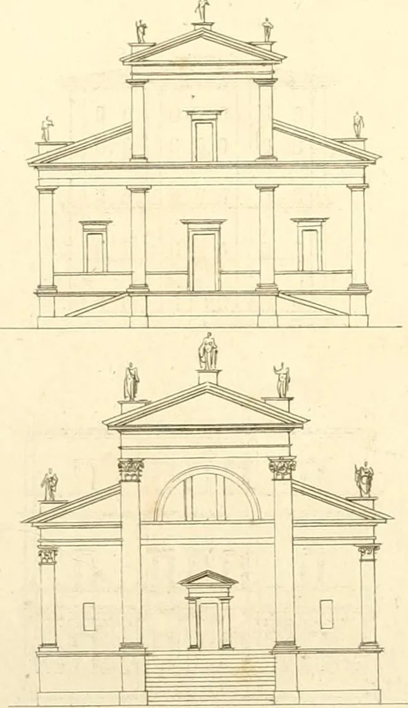 An illustration from Précis des leçons d'architecture données à l'École polytechnique, 1802, leaf 183
