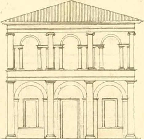 An illustration from Précis des leçons d'architecture données à l'École polytechnique, 1802, leaf 183