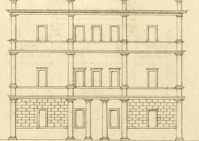 An illustration from Précis des leçons d'architecture données à l'École polytechnique, 1802, leaf 184