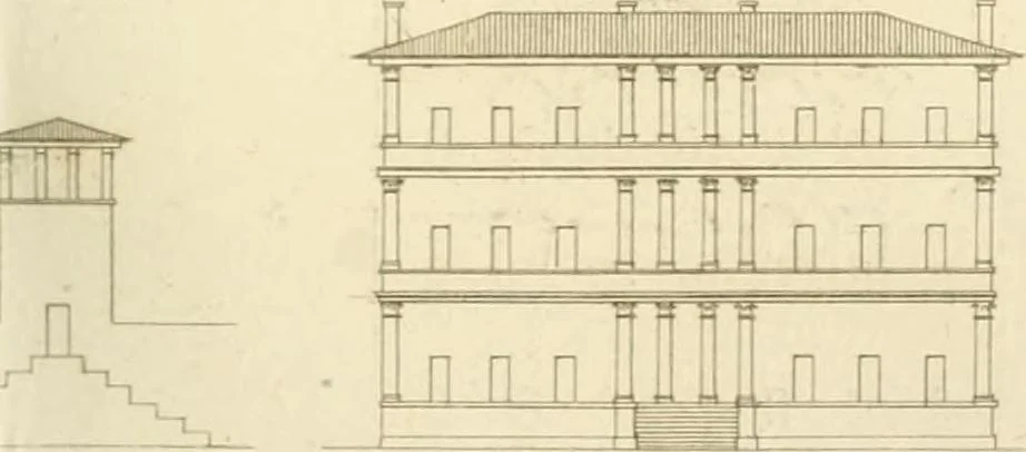 An illustration from Précis des leçons d'architecture données à l'École polytechnique, 1802, leaf 196