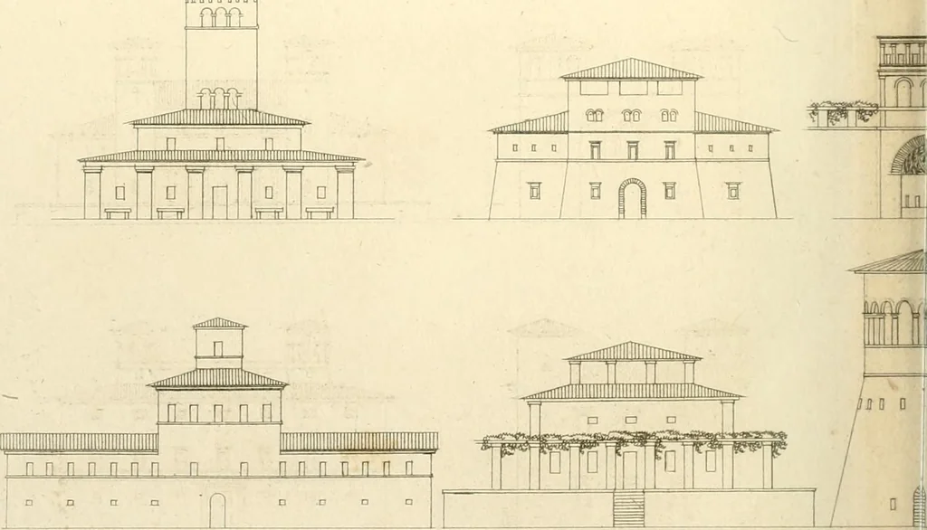An illustration from Précis des leçons d'architecture données à l'École polytechnique, 1802, leaf 199